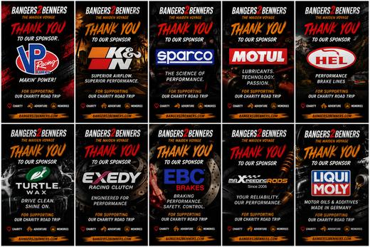 A Single Large Grid Image 10 Sponsor Poster Squar