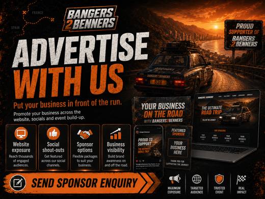 Bangers 2 Benners Road Trip Promotion