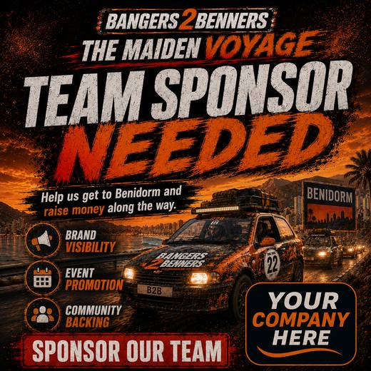 Team Sponsor Needed For Rally Adventure