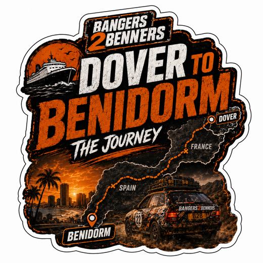Bangers 2 Benners Road Trip Graphic