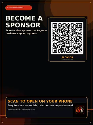 Become A Sponsor QR Poster