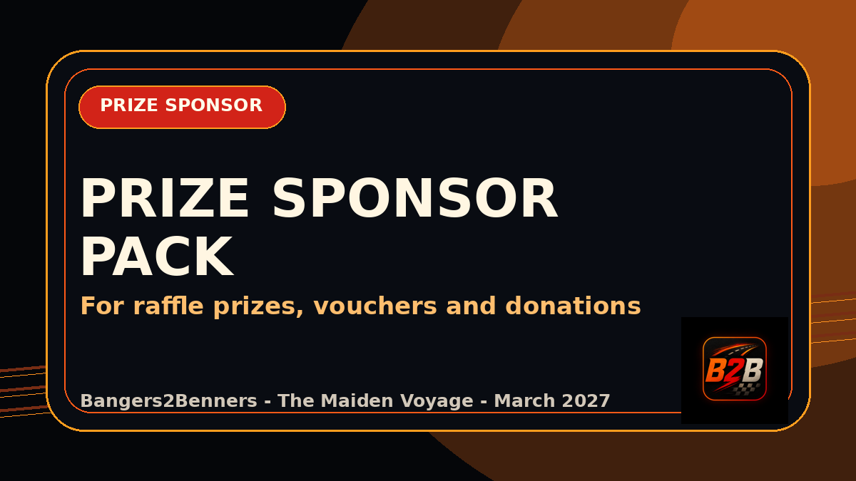 Prize Sponsor Pack cover