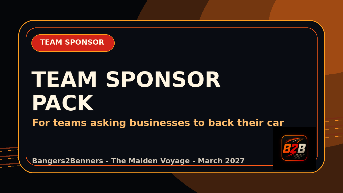 Team Sponsor Pack cover